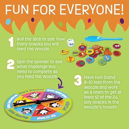 Peaceable Kingdom Feed the Woozle Cooperative Game | A cooperative game where players team up to win together, for 2-5 players. Ages 3+.
