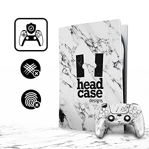 Head Case Designs Officially Licensed Alyn Spiller Carbon Fibre Plain Art Mix Vinyl Sticker Skin Decal Cover Compatible with Sony PS5 PlayStation PS VR2 - color: Carbon Fibre Plain