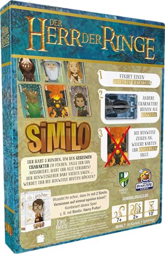 Horrible Guild Similo: Lord of The Rings Card Game - for 2-8 Players - from 7 Years - German, Grey - style: Lord of the Rings