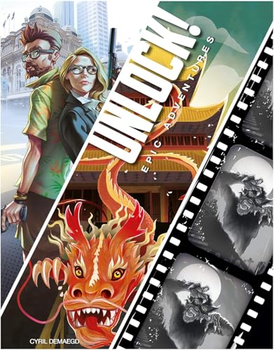 UNLOCK! Epic Adventures Card Game - Escape Room-Inspired Cooperative Adventure, Fun Family Game for Kids and Adults, Ages 10+, 1-6 Players, 1 Hour Playtime, Made by Space Cowboys