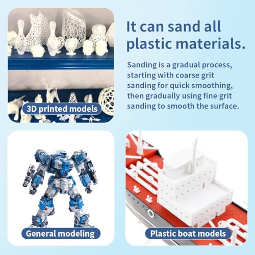 stedi Sanding Sponge 30PCS Model Gundam Building 3mm #1000#1200#1500 | Wet Dry Sandpaper,Sanding Block,Sandpaper Sheets,Gunpla Surface Finishing,3d print sanding kit,3m sanding sponge - style: 3mm #1000#1200#1500(30PCS)