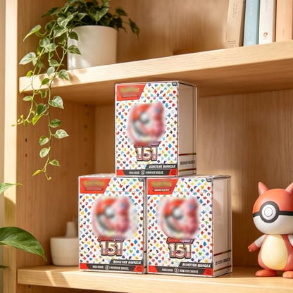 12 PCS Protector Box for Booster Bundle/Build and Battle, Booster Bundle Case, Booster Pack Protector (Will NOT fit New Booster Bundle) Compatible with Booster Bundle Pack Case Trading Cards