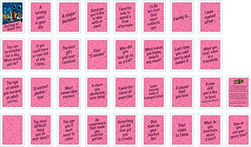 Trainers Warehouse Unzip It! - Getting to Know You | Conversation Starter Card Deck | Start Talking About topics that Matter and Learn More About one Another | Set of 30 Unique Cards - color: Getting to Know You With Pouch
