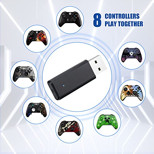 Xbox Wireless Adapter for PC & Controller-Compatible with Xbox One, One X/S | Compatible with Xbox One, One X|S, Elite, Series X|S