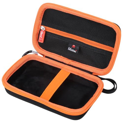 Hard Carrying Case for My Arcade Atari Pocket Player Pro, Pac-Man & Bubble Bobble Handheld Console, Shockproof EVA Protective Cover with Mesh Pocket & Elastic Strap, Retro Game Storage Bag