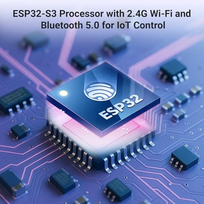 ELECROW ESP32 Display 800×480, 7 Inch HMI Basic ESP32 RGB TFT LCD Touch Screen with Acrylic Case, 32-Bit LX7 Dual-Core Processor, Up to 240MHz, Compatible with Arduino, LVGL, PlatformIO, MicroPython