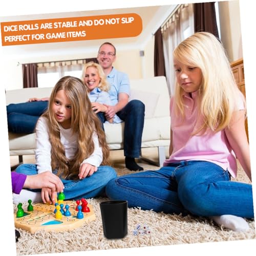 BESPORTBLE 8Pcs Professional KTV Dice Cups Plastic Game Dice Holder Straight Design for Party Table Games for Storage and Accessories