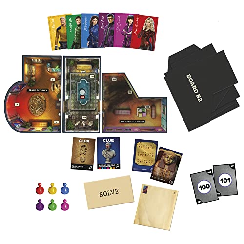 Hasbro Gaming Clue Board Game Robbery at The Museum, Escape Room Game, Murder Mystery Games, 1-6 Players, 10+ (Amazon Exclusive) - style: Robbery at the Museum