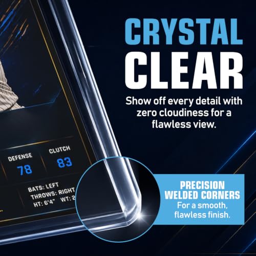 Premium Seamless 20PT - 360PT Thick Top Loaders for Cards | Top Loader Card Holder, Baseball Card Sleeves Hard Plastic, Hard Trading Cards Sleeves, TCG Sports Sleeve Hards, Toploader Clear Plastic. - style: 20PT - 1,600 Count