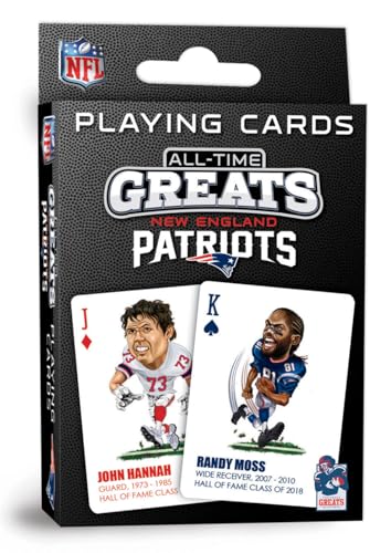 Masterpieces Unisex Playing Cards - Officially Licensed NFL New England Patriots Deck - style: New England Patriots