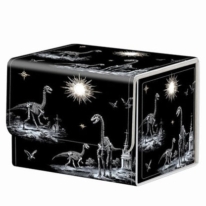 Strong Magnet MTG Demon Deck Box Playing Card Case Magic The Gathering Commander Deck Box Creative Pattern Trading Card Storage Box for Collectible Games (Mysterious Dinosaur Skeleton, 1 pack) - color: Mysterious Dinosaur Skeleton