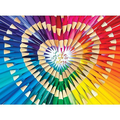 RoseArt - Kodak Premium - Life is a Box of Colors - 1000 Piece Jigsaw Puzzle for Adults - style: Life is a Box of Colors