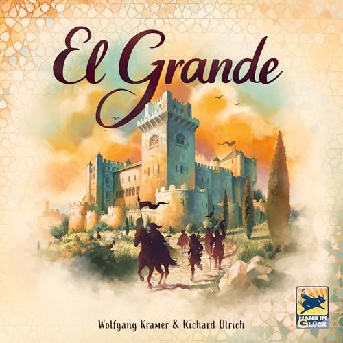 Hans im Glück El Grande Board Game - Engage in Medieval Intrigue in 15th Century Spain! Area Control Strategy Game for Kids & Adults, Ages 12+, 2-5 Players, 90 Min Playtime