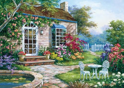 Jigsaw Puzzle 1000 Piece for Adults (Spring Patio I) - color: Spring Patio I