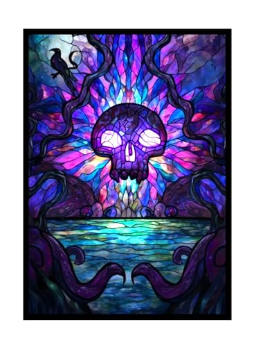 Katomula 100 MTG Card Sleeves with 100 Inner Sleeves, Textured Back Art Sleeve, Fit Standard Size Cards - Swamp - color: Swamp