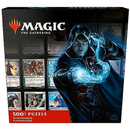 Magic The Gathering, Planeswalkers 500 Piece Puzzle MTG Jigsaw Puzzles 500 Pieces Adult Puzzles 500 Piece Puzzles for Adults & Kids 12+ - color: Planeswalkers 500pc Puzzle