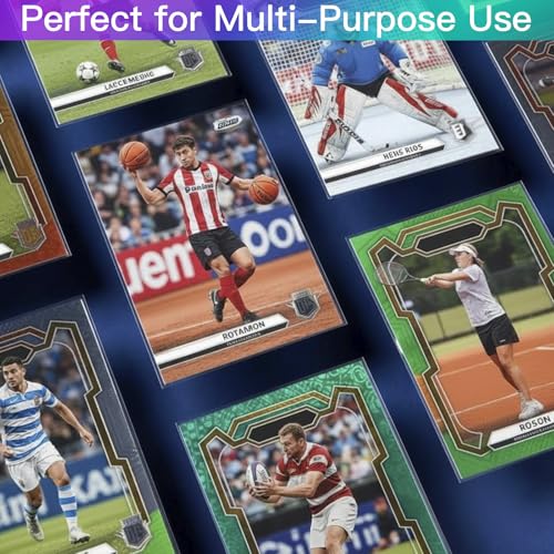 600/1200 Pcs Card Sleeves, MTG Card Sleeves for Standard Cards, Transparent Trading Cards Sleeves Fit for TCG, Baseball, Football Card, Sports Cards, Game Cardsnts Card Sleeves (600PCS) - size: 600PCS