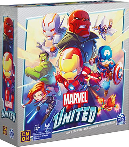 Marvel United, Award-Winning Superhero Cooperative Multiplayer Strategy Card Game Captain America Hulk, for Adults, Families and Kids Ages 14 and up - color: Marvel United Superhero
