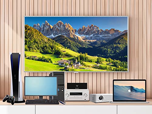 8 Port 4K HDMI Switcher Box IR Remote Control PC PS4 Xbox | 4K@30Hz 3D ultra HD audio video sync selector with durable metal housing & cooling - size: 8x1 4K@30HZ