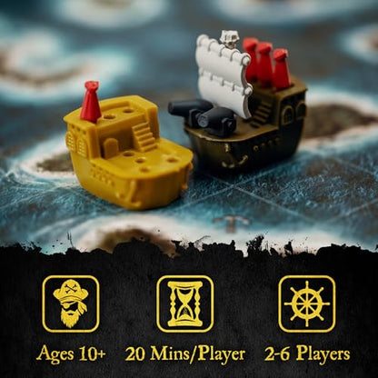 Plunder A Pirate's Life - Family Board Game for Adults and Kids | Strategy Board Game, Fun Family Game Night