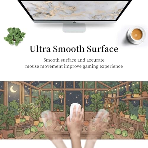 Extended Gaming Mouse Pad, Large Mouse Mat, XL Desk Pad for Keyboard and Mouse, Non-Slip Rubber Base & Stitched Edges for Gamer Office 31.5x11.8 in - color: 4