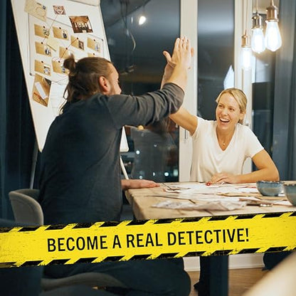 Hidden Games Crime Scene – The New Haven Case – Murder Mystery Game | A murder at a folk festival shakes the town of New Haven. Cold case file, real evidence, audio & web. 1-6 players, age 14+