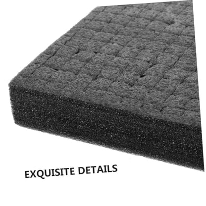 Black Foam Pad 500x300x30mm Foam Insert Cushion for Shock Absorption Express Packing Insert for Toolboxes Board Game Cases and Storage Protection