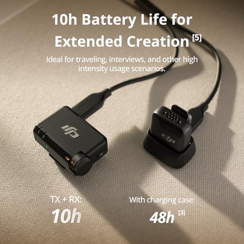 DJI Mic Mini (2 TX + 1 RX), Ultralight, Detail-Rich Audio | Noise Cancelling, Automatic Limiting, Wireless Microphone for Camera/iPhone/Android, Vlog, Streaming, 400m Transmission - style: Mic Mini (2 TX + 1 RX)