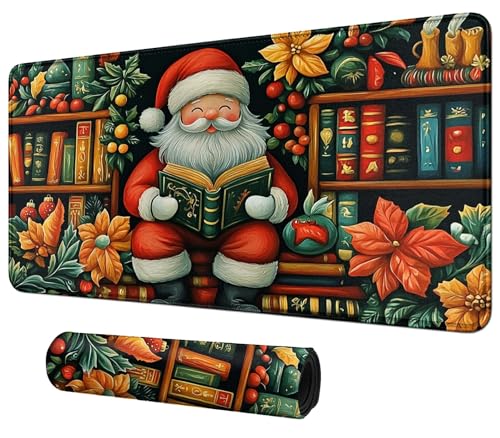 Old Man On Bookshelves for MTG & TCG Playmat Mouse Pad,BFDHGQZC 24" x 14" Game Mat for MTG/RPG/CCG Trading Card Game Playmats Table Mat Perfect for Card Games Video Games Computer Office - color: Old Man on Bookshelves