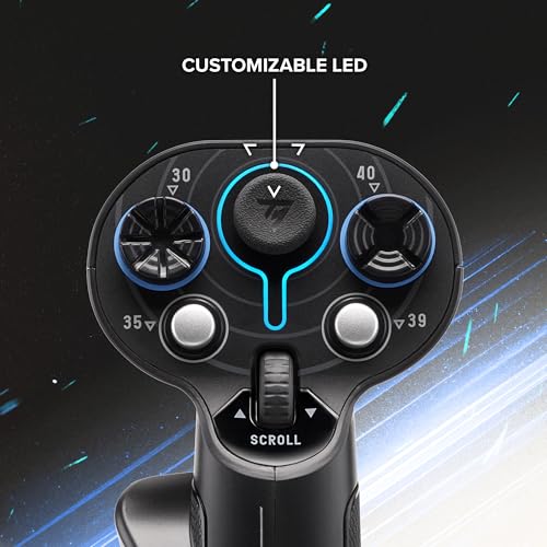Thrustmaster Sol-R3 AVA Add-On Space Combat Flight Stick Grip - PC | 21 action buttons, 2 triggers, 2 hat switches, ministick, thumbwheel, 16-bit Hall-Effect, 2 STAR cams, ambidextrous grip - style: Sol-R3 Grip Add-On