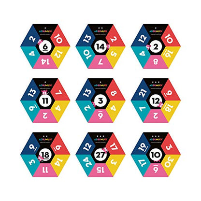 Evermade Adsumudi Math Game - The Monstrously Fun, Smart Game for Kids to Practice Multiplication, Division, Addition and Subtraction - Great for Kids Ages 8-12
