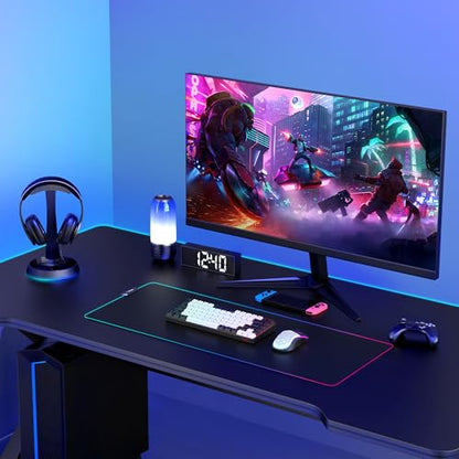 RedThunder K84 Wireless Keyboard and Mouse Combo, LED Rainbow Backlit Rechargeable Battery, 75% Layout TKL Ultra Compact Gaming Keyboard & Lightweight 3200 DPI Honeycomb Optical Mouse (White-Black) - color: White Black