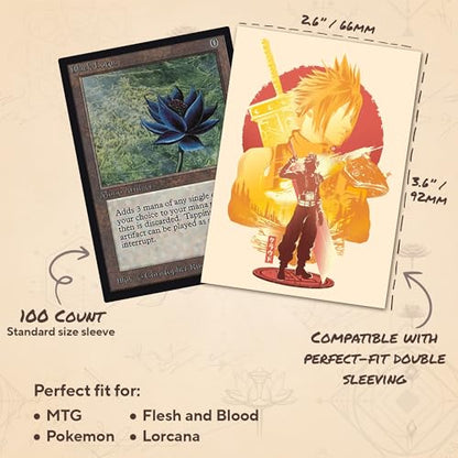 Papercraft Ex-Soldier - MTG Card Sleeves, 104ct, Standard Size, Smooth | Double Sleeving Compatible, Smudge Resistant Matte Back, Compatible with Standard 66x92mm TCG and Magic The Gathering Cards. - color: Papercraft Ex-soldier