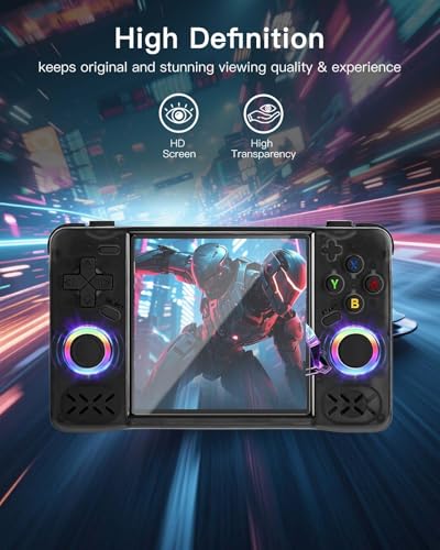 3 Pack Screen Protector for XF40H Retro Handheld Game Console, 9H Hardness Tempered Glass for XF40H Retro Handheld Game Console,Anti-Scratch, HD Clarity,Bubble Free