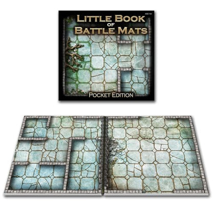 Loke The Little Book of Battle Mats Pocket Edition, Ages 14+ | Portable 6x6 RPG Map Book for DnD & Tabletop Game, Lay Flat Dry Erase Grid Maps for Game Masters