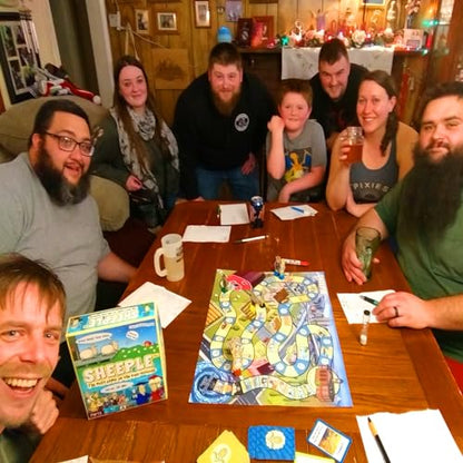 SHEEPLE™ - Hilarious Party Game for Family Game Night - Easy & Fun for Big Groups of 4-12 Players – Word Play Fun for Adults, Teens, and Kids – 30 Minutes – Ages 8 & Up – Funny Sheep Gifts