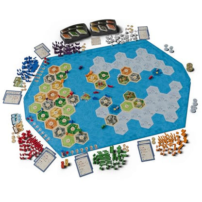 CATAN Explorers & Pirates 5-6 Player Expansion (6th Edition) Add More Players to Your Adventure, Strategy Game for Kids & Adults, Ages 12+, 3-6 Players, 90-120 Minute Playtime