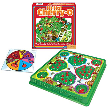 Hi-Ho Cherry-O, Classic Childrens Counting Game, by Winning Moves Games USA | Have Fun & Learn To Count, 2 to 4 Players, Ages 3+