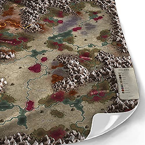 Free League Forbidden Lands: The Bloodmarch - Map & Cards Pack - Includes Map, Cards & Stickers for The Lands of Bloodmarch, RPG Accessories, Role Playing Game, Free League Publishing