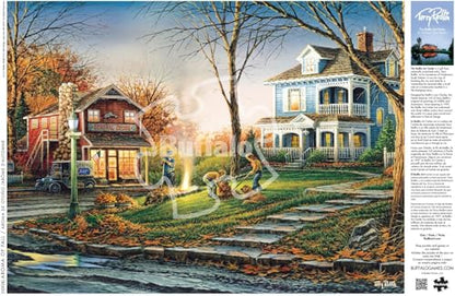Buffalo Games - Aroma of Fall - 1000 Piece Jigsaw Puzzle for Adults | Officially Licensed, Silver Select, Foil Finish, Recycled Board, Giftable Display Box