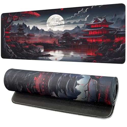 FreeNook Mouse Pad Gaming Mousepad,Large Mousepads for Keyboard and Mouse with Non-Slip Rubber Base,Suitable for School,Office,Home,31.5 x 15.7 Inch - color: RXLY, size: 31.5L x 15.7W inches