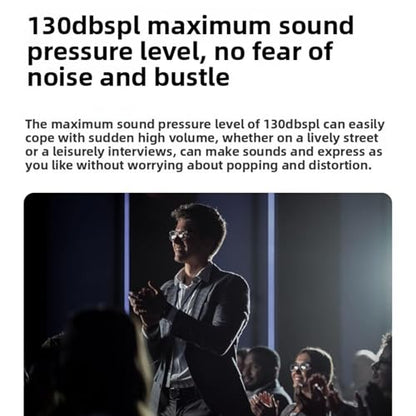 Wireless Microphone Lavalier for iPhone/Android PC with AI Noise Cancellation, Gaming Mic, Phone Mic, Interview Microphone of 48kHz/24bit Studio Sound - (Android) - color: Android