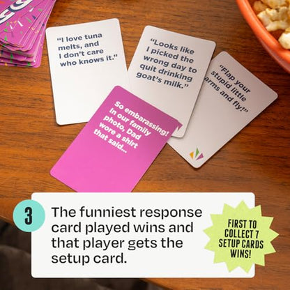 My Funny Family | Easy to Learn + Family Friendly Card Game | Ages 10+
