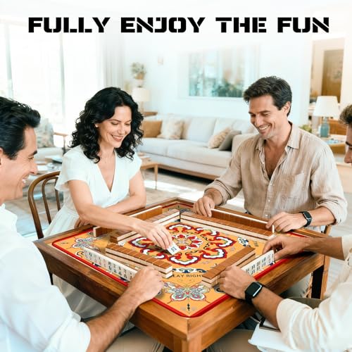 Orange Mahjong Mat Table (31.5X 31.5 in), Non-Slip Noise Reduction | Retro Butterfly Mahjong Table Mat, Mah Jong Mat with Carrying Bag, Game Table Cover for Mahjongs Poker Card Dominoes Birthday - color: Retro Butterfly