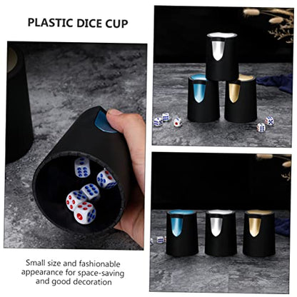 1pc Plastic Dice Cup Dice Storage Container Bar Game Supplies for Entertainment Cup