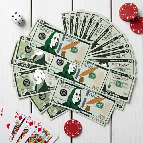 700Pcs Play Money Set for Kids – Educational Learning Bills for Teaching Math & Counting – Prop Fake Money Refill for Board Games & Cash Register Toy