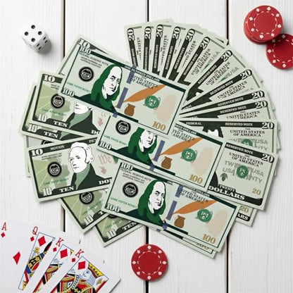 700Pcs Play Money Set for Kids – Educational Learning Bills for Teaching Math & Counting – Prop Fake Money Refill for Board Games & Cash Register Toy