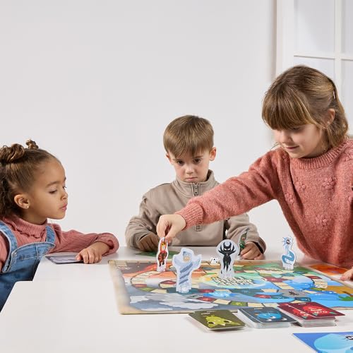 Miniland Cooperative Anti-Bullying Board Game for Kids 4+, Includes Board, Avatars and Educational Guide, 2 to 4 Players | Escape from Monsterland - color: Escape from Monsterland