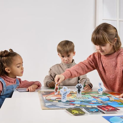 Miniland Cooperative Anti-Bullying Board Game for Kids 4+, Includes Board, Avatars and Educational Guide, 2 to 4 Players | Escape from Monsterland - color: Escape from Monsterland