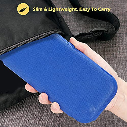ProCase Flip Cover for Nintendo Switch Lite with 2 Pack Tempered Glass Screen Protectors, Slim Protective Case with Magnetically Detachable Front Cover for Nintendo Switch Lite 2019 -Blue - color: Blue
